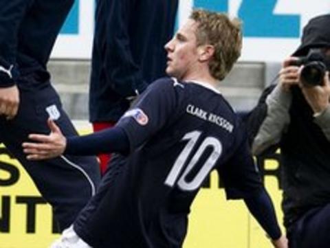 Tam McManus played for Falkirk last season