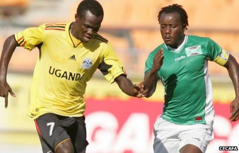 Uganda versus Burundi at the Cecafa Senior Challenge Cup