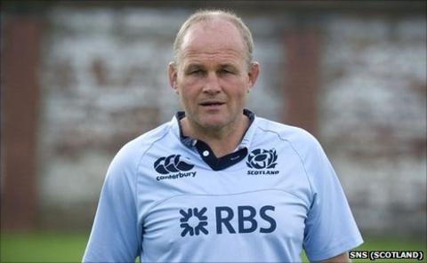 Scotland head coach Andy Robinson