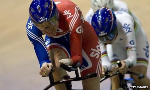 Sarah Storey, Laura Trott and Wendy Houvenaghel