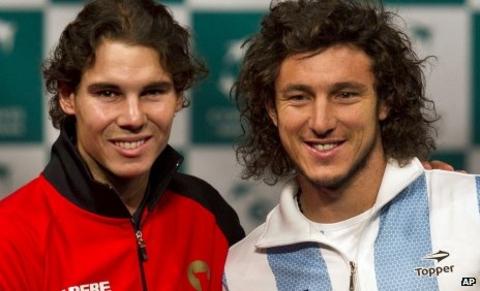 Rafael Nadal and Juan Monaco
