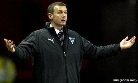 Dunfermline manager Jim McIntyre