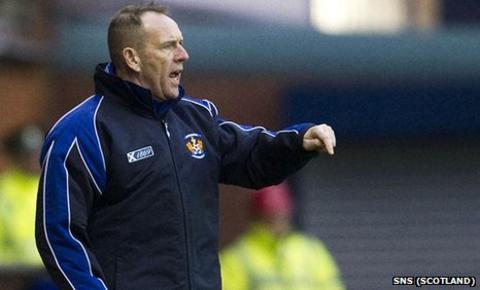 Kilmarnock manager Kenny Shiels