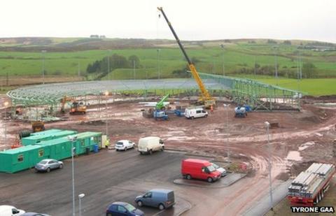 Work is continuing at the Garvaghey site