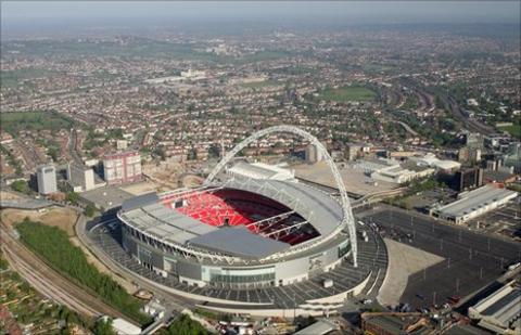 London's Wembley Stadium
