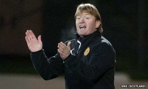 Motherwell manager Stuart McCall