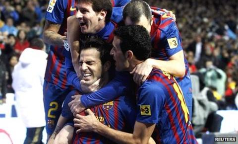 Barcelona celebrate