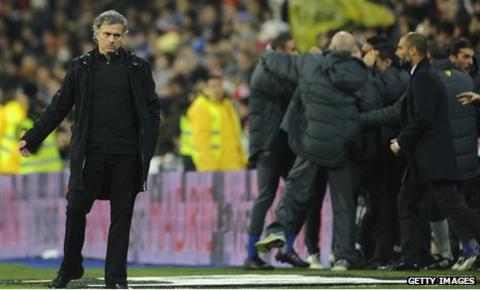 Jose Mourinho has won only one of his eight matches against Barcelona as Real Madrid boss