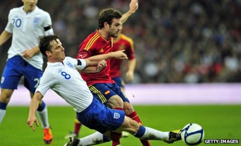 Scott Parker has won 10 caps for England, seven of them in 2011