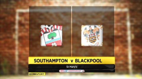 Southampton 2-2 Blackpool