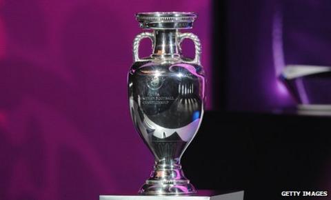 The European Championship trophy