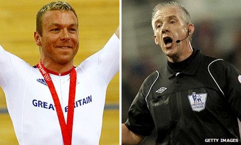 Chris Hoy and Chris Foy