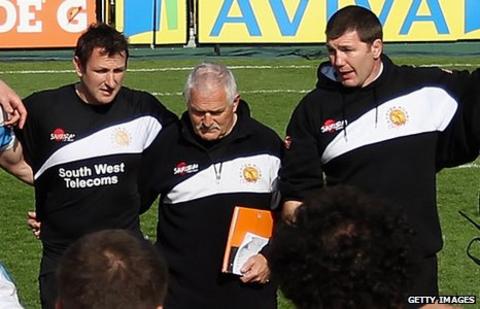 Ali Hepher, Robin Cowling and Rob Baxter