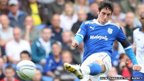 Cardiff City midfielder Peter Whittingham