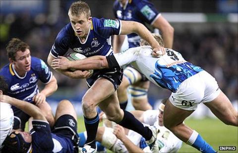Luke Fitzgerald scored two tries in Leinster's win over Bath