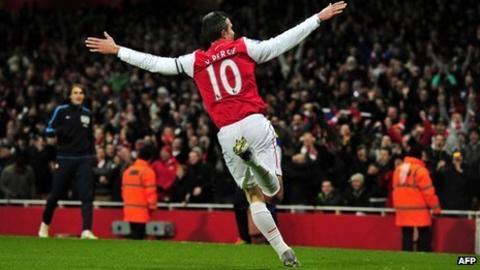 Arsenal's Robin van Persie
