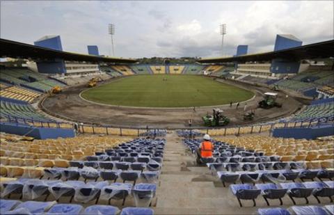 The Franceville Stadium in Gabon