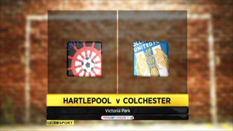 Hartlepool 0-1 Colchester