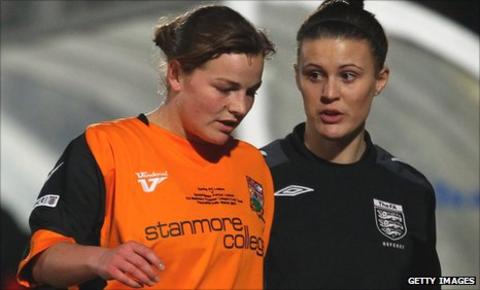 Stacey Sowden opened the scoring for Barnet against Charlton