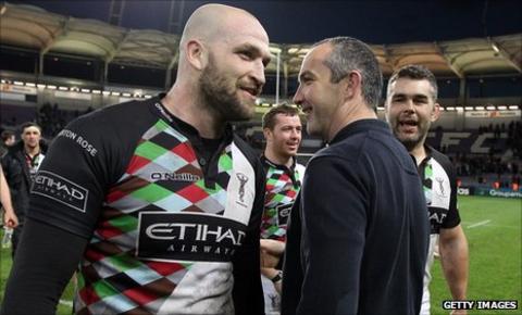 George Robson, Conor O'Shea and Nick Easter