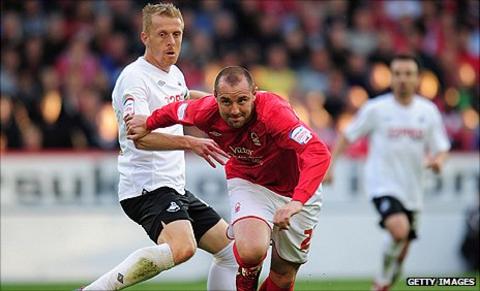 Kris Boyd during his time at Nottingham Forest