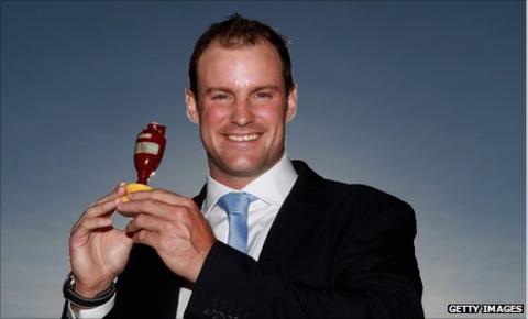 England captain Andrew Strauss