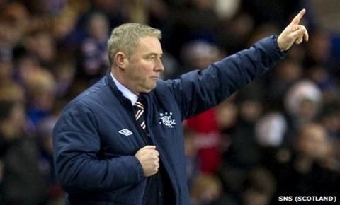 Rangers manager Ally McCoist