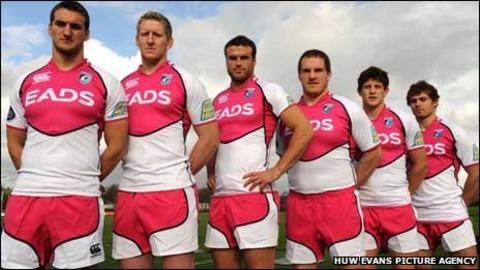 Sam Warburton, Bradley Davies, Jamie Roberts, Gethin Jenkins, Lloyd Williams and Leigh Halfpenny