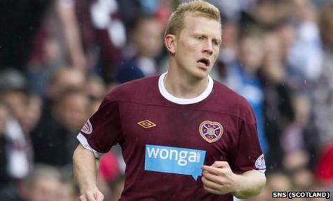 Hearts winger Andrew Driver