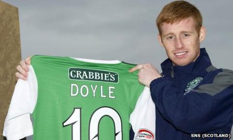 New Hibs striker Eoin Doyle
