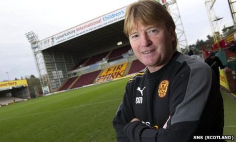 Motherwell manager Stuart McCall