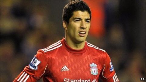 Liverpool forward Luis Suarez