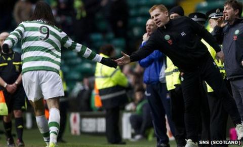 Georgios Samaras and Neil Lennon