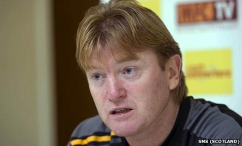 Motherwell manager Stuart McCall