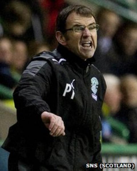 Hibernian manager Pat Fenlon