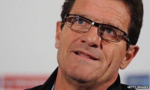 England manager Fabio Capello