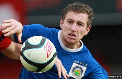 Mark McAllister is Linfield's top scorer this season