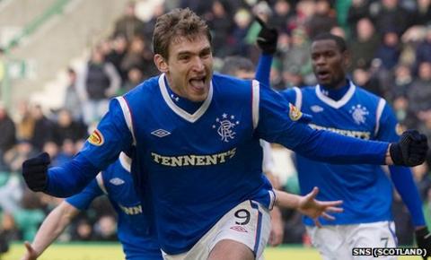 Rangers striker Nikica Jelavic