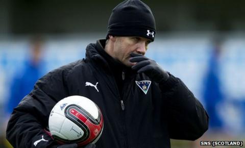 Dunfermline manager Jim McIntyre