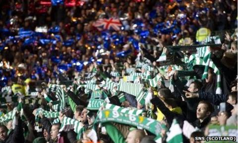 Celtic and Rangers fans