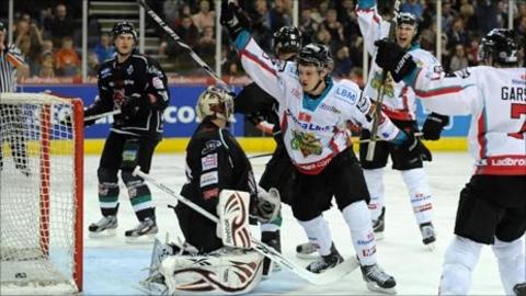 Craig Pecaock celebrates