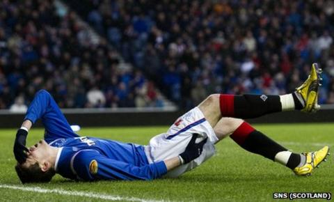 Rangers forward Kyle Lafferty