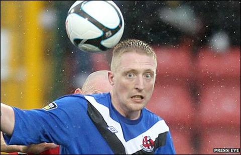 Crusaders midfielder Chris Morrow