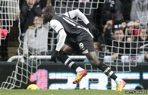 Senegal striker Demba Ba