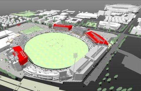 Artist's impression of the new ground