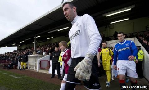 Rangers goalkeeper Allan McGregor
