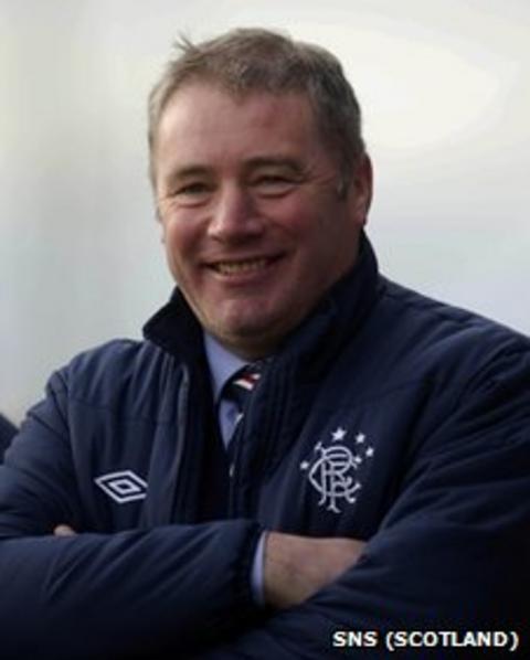 Rangers manager Ally McCoist