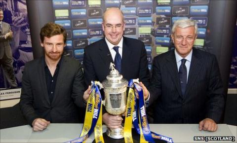 Andre Villas-Boas (left)