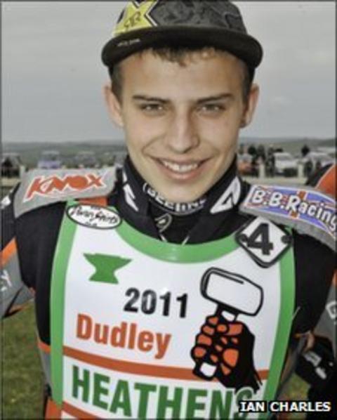 Dudley Heathens rider Ashley Morris