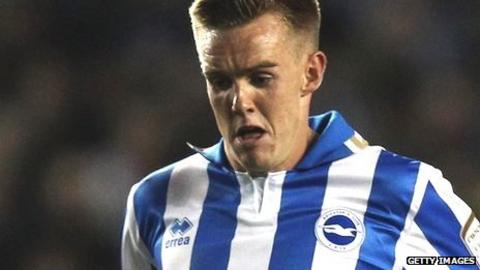 Brighton winger Craig Noone